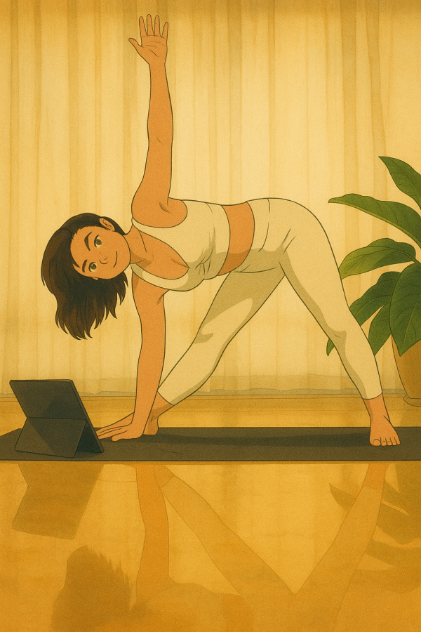 کلاس به سبک yogawithme