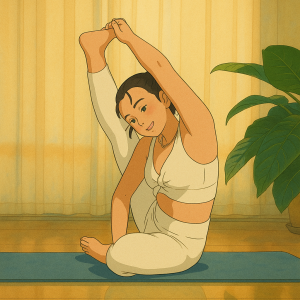 کلاس به سبک yogawithme+برنامه غذایی