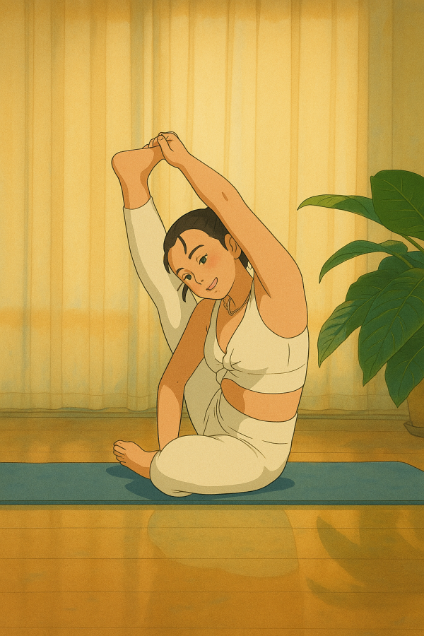 کلاس به سبک yogawithme+برنامه غذایی